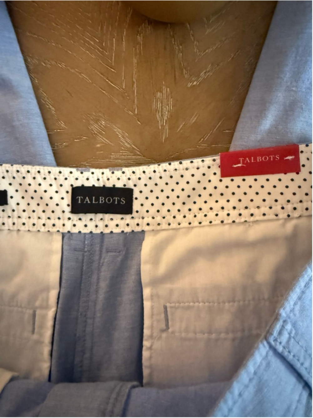 Talbots Women's Light Blue Crop Pants Size 10 - Picture 6 of 9